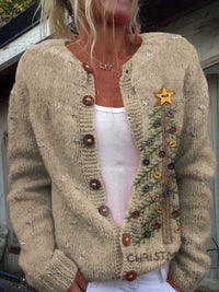 Retro Christmas Tree Casual Sweatshirt