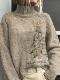 Retro Christmas Tree Casual Sweatshirt